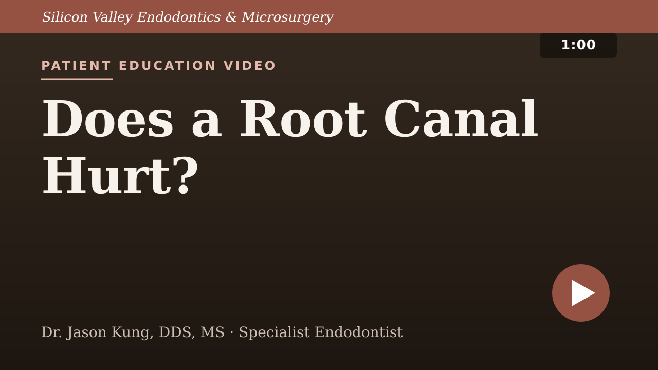 Does a Root Canal Hurt?
