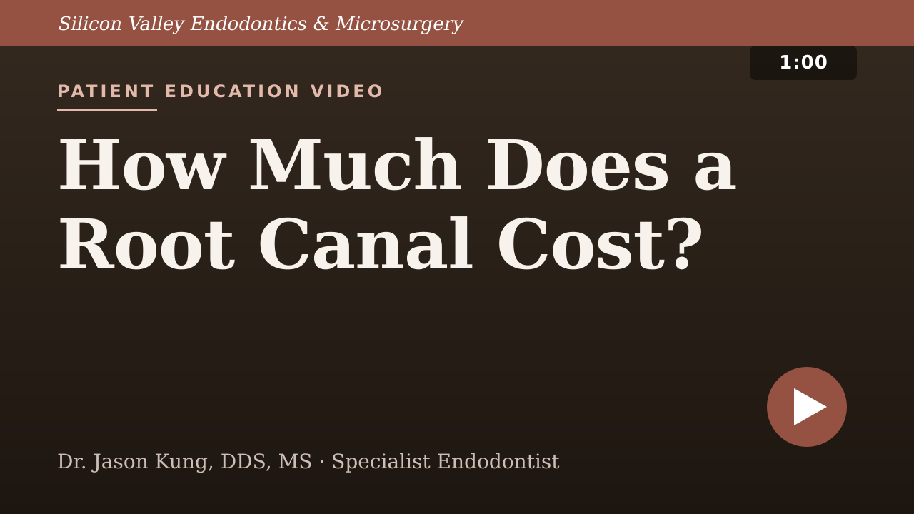 How Much Does a Root Canal Cost?