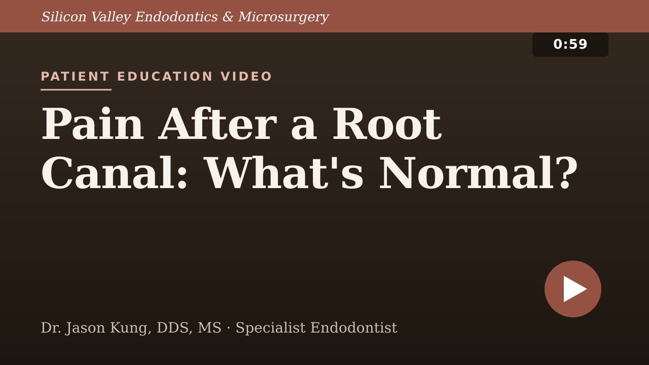 Pain After a Root Canal: What's Normal?
