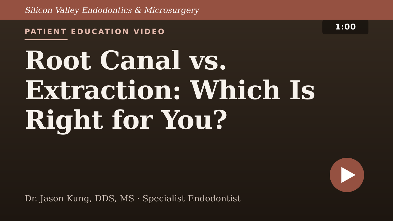 Root Canal vs. Extraction: Which Is Right for You?