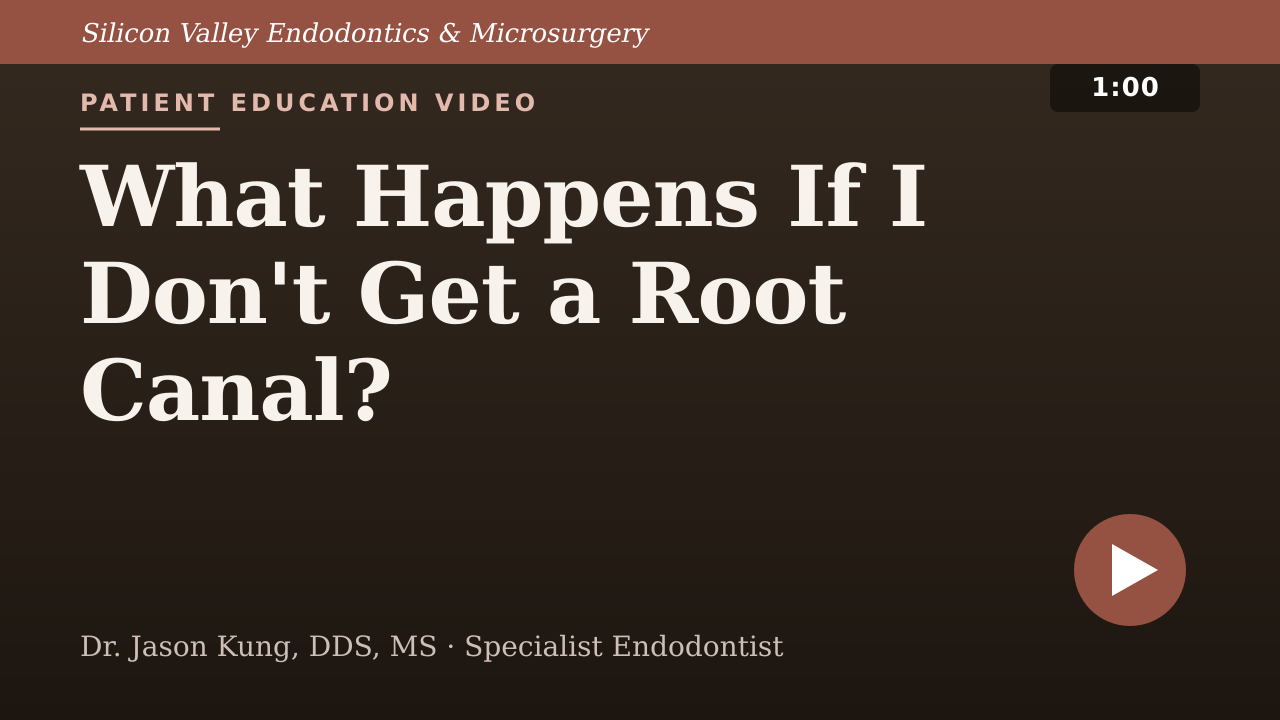 What Happens If I Don't Get a Root Canal?