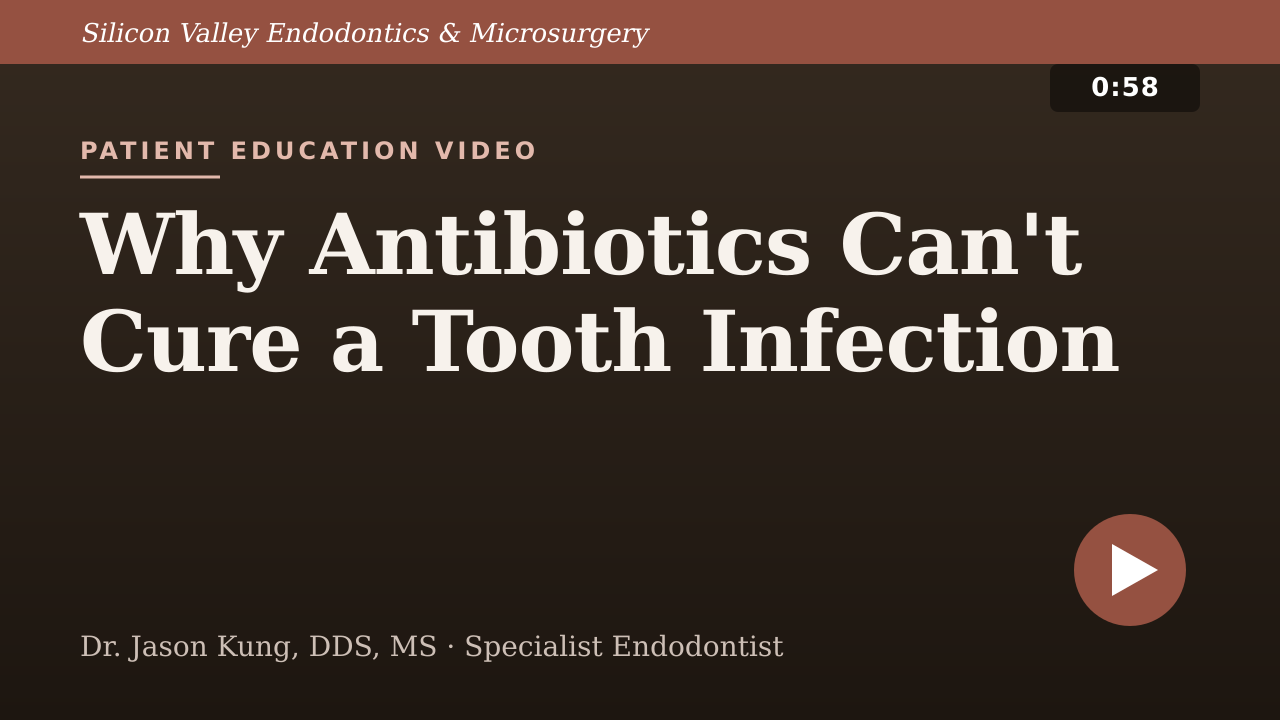 Why Antibiotics Can't Cure a Tooth Infection