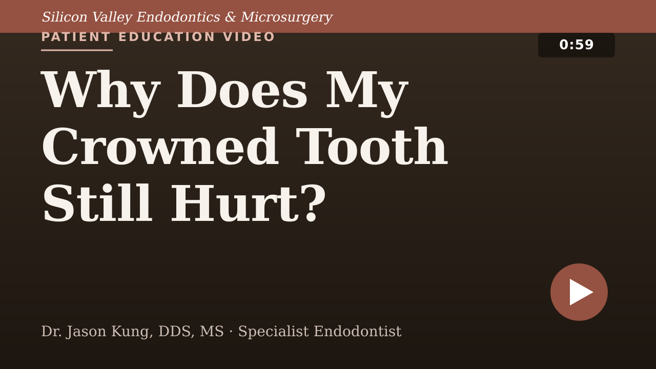 Why Does My Crowned Tooth Still Hurt?